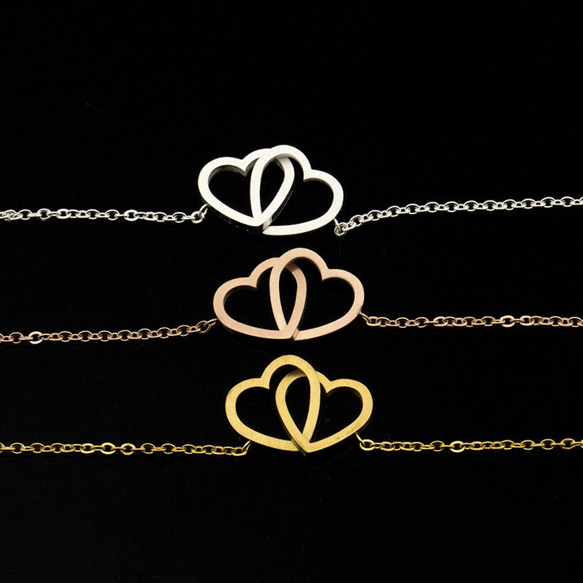 Double Hearts Bracelet