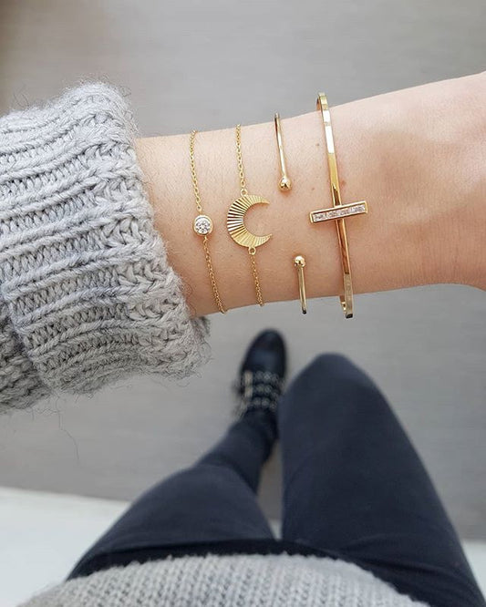 Geometric Bracelet Set