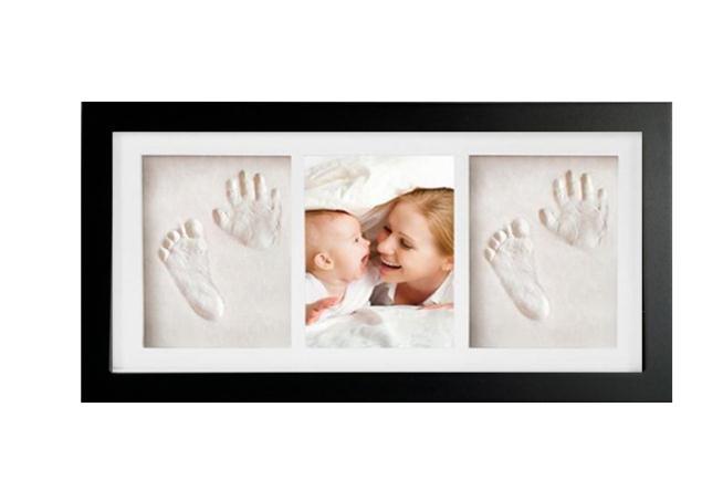 Hand & Foot Print Wooden Photo Frame (for Both baby & Pet)