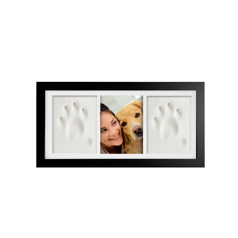 Hand & Foot Print Wooden Photo Frame (for Both baby & Pet)