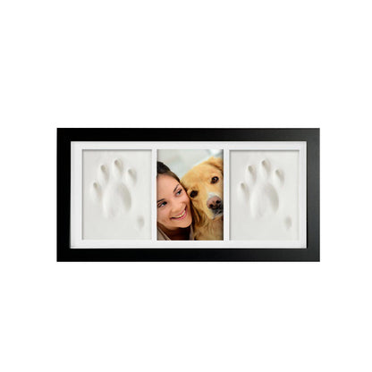 Hand & Foot Print Wooden Photo Frame (for Both baby & Pet)