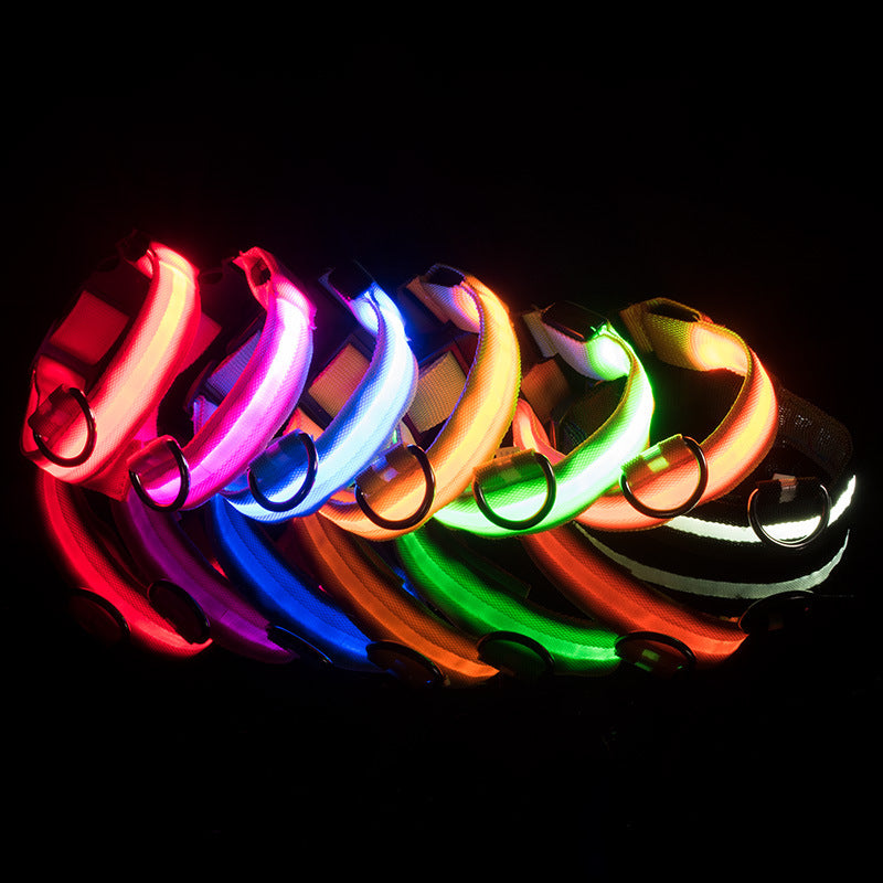 LED Pet Collar - USB charging