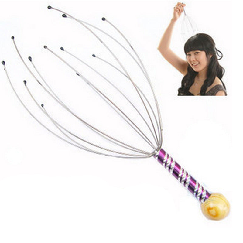 Stainless Steel Octopus Head Massager