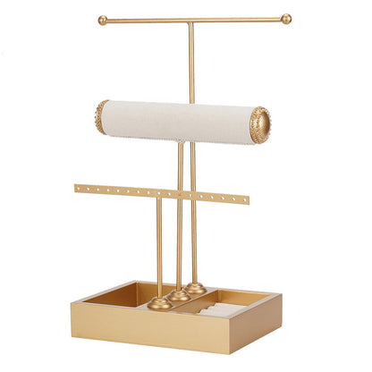 T-shaped 3-tier Jewelry Display Stand